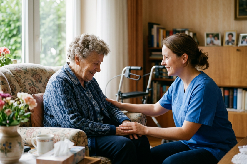 Wenn Pflege ins Haus kommt: Wohnung sinnvoll umbauen (KI)